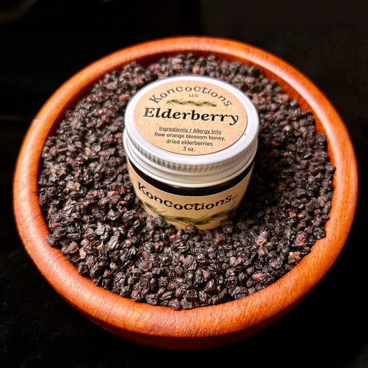 Elderberry Infused Honey